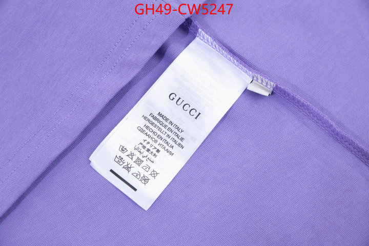 Clothing-Gucci,buy cheap , ID: CW5247,$: 49USD