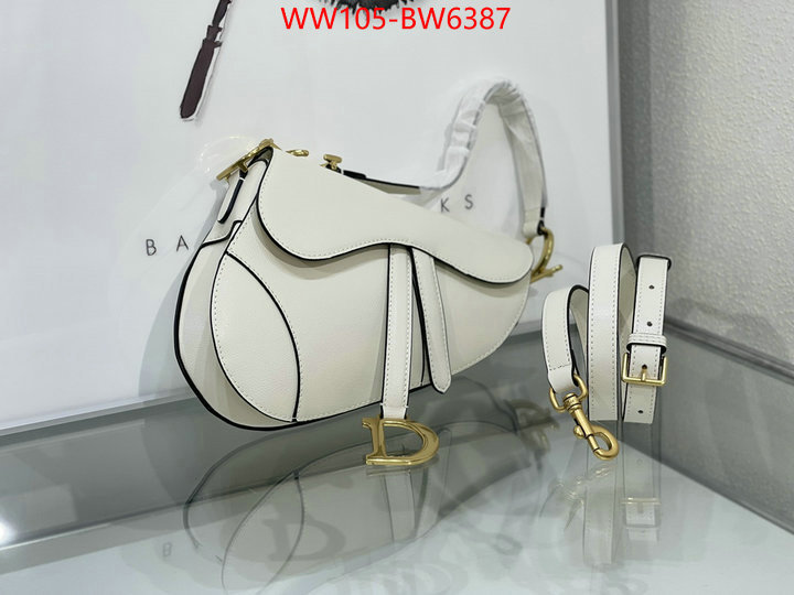 Dior Bags(4A)-Saddle-,ID: BW6387,$: 105USD