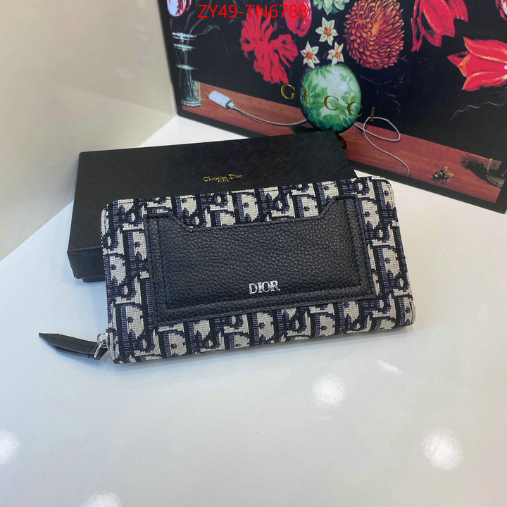 Dior Bags(4A)-Wallet-,ID: TN6788,$: 49USD