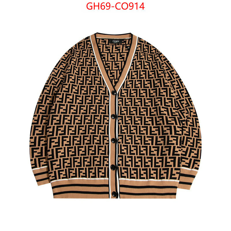 Clothing-Fendi,high quality designer , ID: CO914,$: 69USD