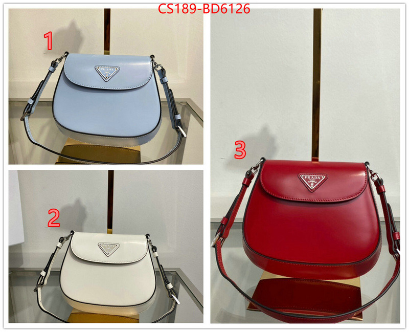 Prada Bags(TOP)-Cleo,ID: BD6126,$: 189USD