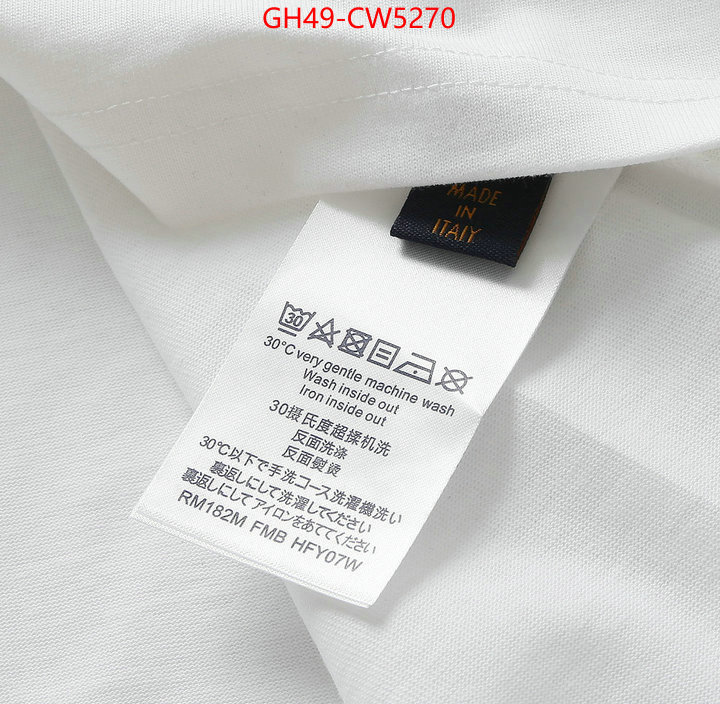 Clothing-LV,perfect , ID: CW5270,$: 49USD