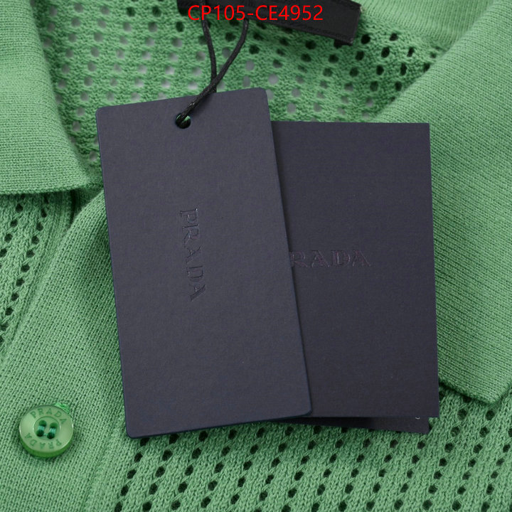 Clothing-Prada,can you buy knockoff , ID: CE4952,$: 105USD