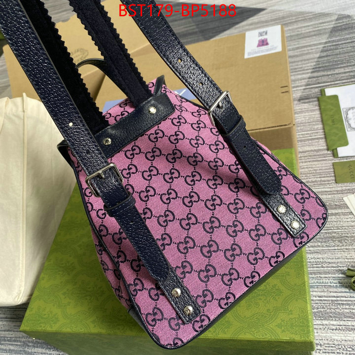 Gucci Bags(TOP)-Backpack-,where quality designer replica ,ID: BP5188,$: 179USD