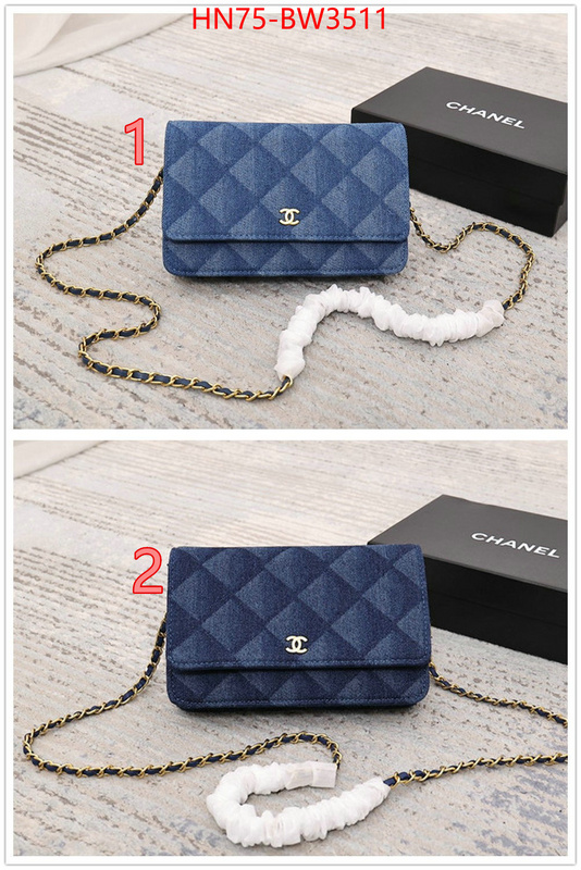 Chanel Bags(4A)-Diagonal-,ID: BW3511,$: 75USD