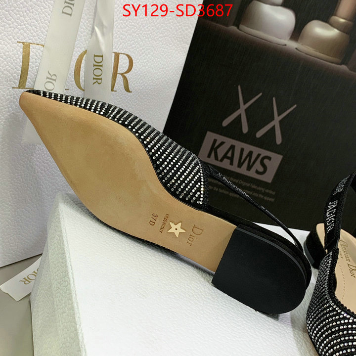 Women Shoes-Dior,what is top quality replica , ID: SD3687,$: 129USD