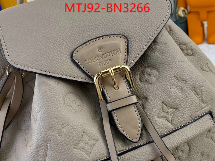 LV Bags(4A)-Backpack-,where quality designer replica ,ID: BN3266,$: 92USD