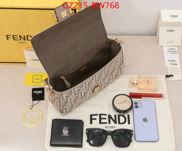 Fendi Bags(TOP)-Baguette,replica 1:1 high quality ,ID: BW768,$: 215USD