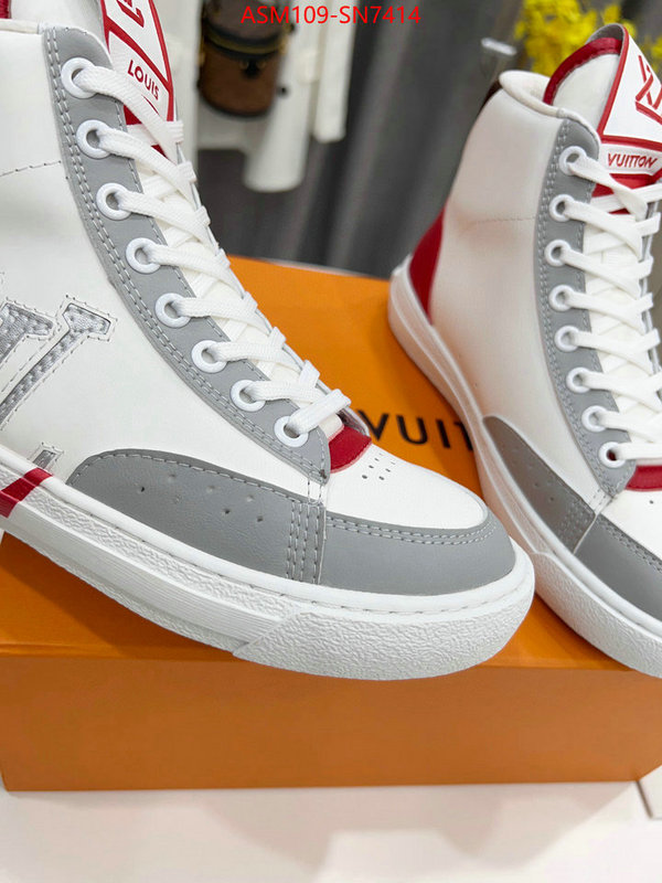 Women Shoes-LV,aaaaa+ class replica , ID: SN7414,$: 109USD