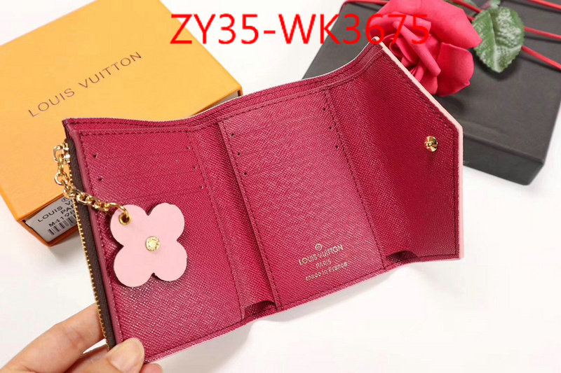 LV Bags(4A)-Wallet,ID: WK3675,$:35USD