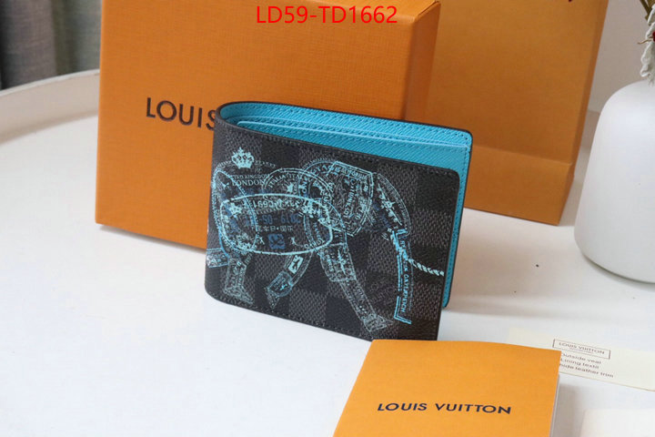 LV Bags(TOP)-Wallet,ID: TD1662,$: 59USD