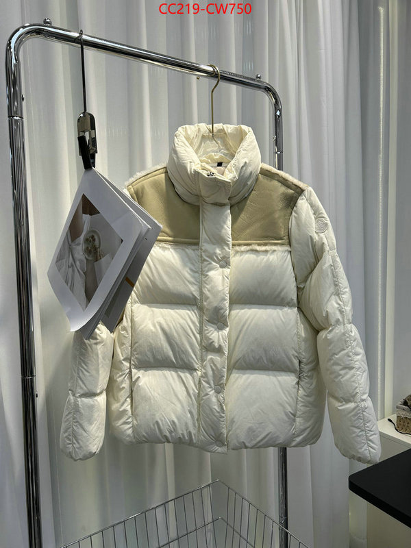 Down jacket Women-Moncler,2023 replica wholesale cheap sales online , ID: CW750,$: 219USD