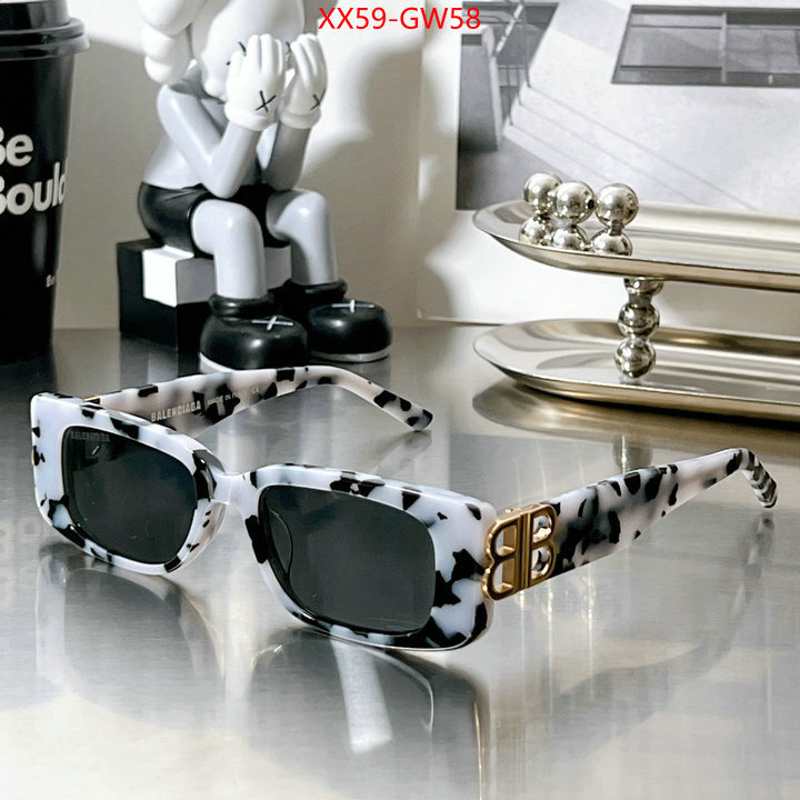 Glasses-Balenciaga,only sell high-quality , ID: GW58,$: 59USD