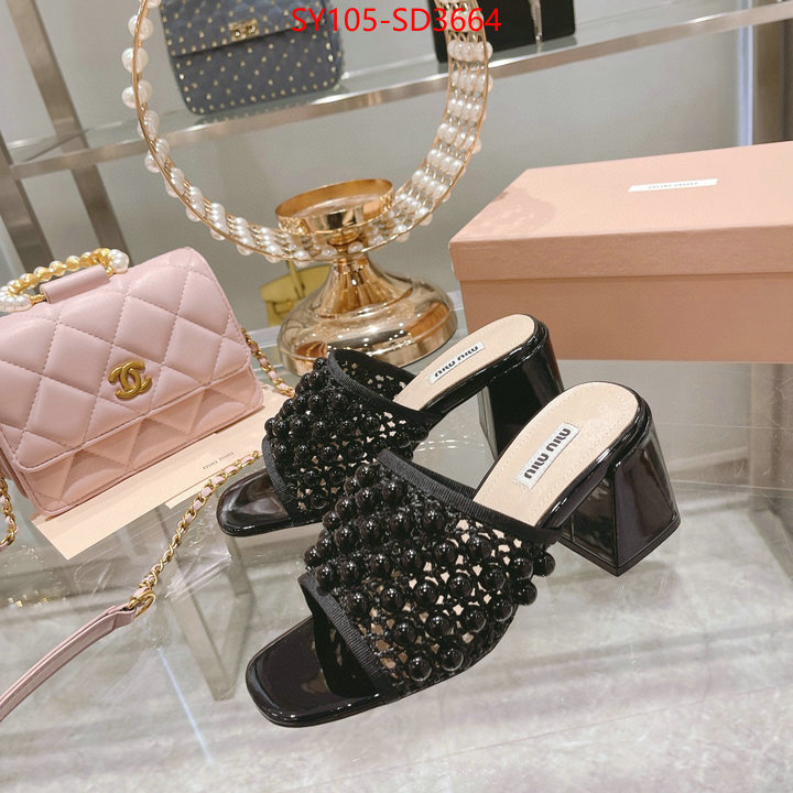 Women Shoes-Miu Miu,mirror copy luxury , ID: SD3664,$: 105USD