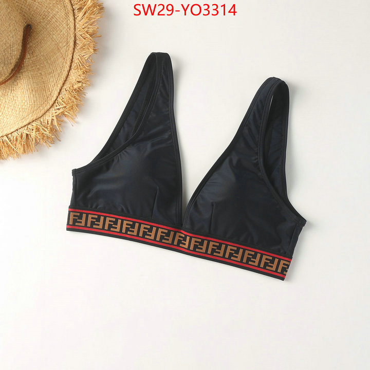 Swimsuit-Fendi,highest quality replica , ID: YO3314,$: 29USD