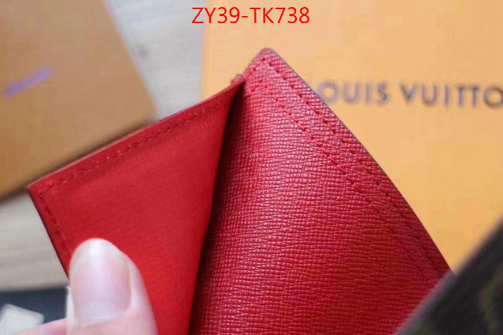 LV Bags(4A)-Wallet,ID: TK738,$:39USD