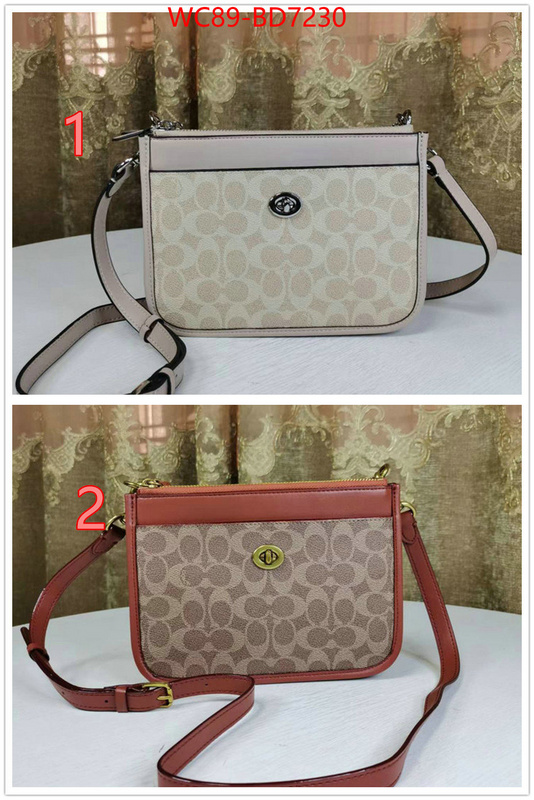 Coach Bags(4A)-Diagonal,what is a 1:1 replica ,ID: BD7230,$: 89USD