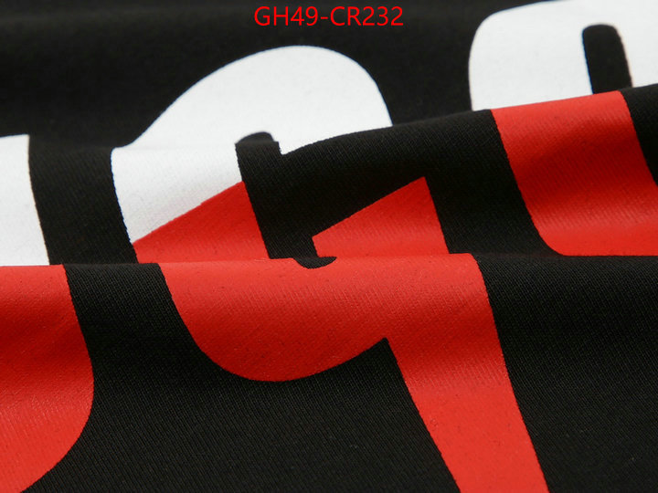 Clothing-Gucci,buy luxury 2023 , ID: CR232,$: 49USD