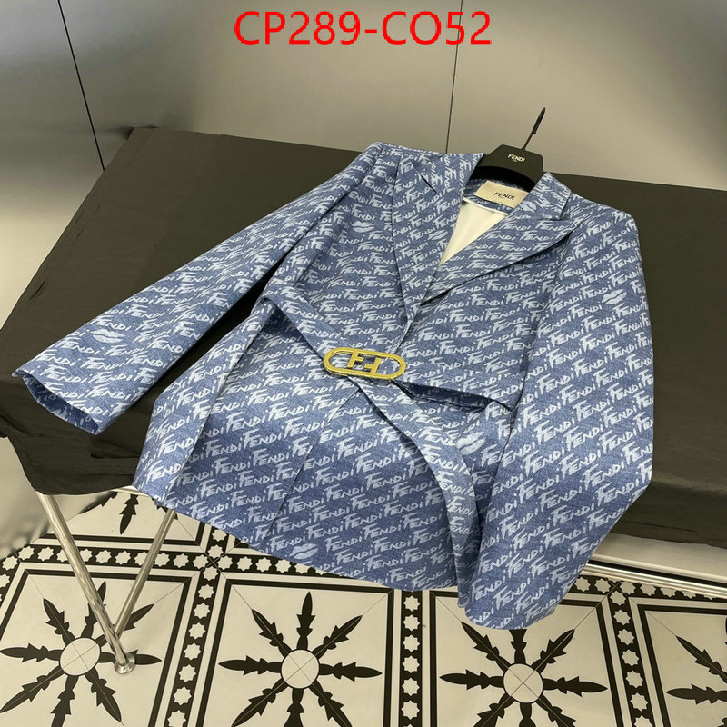 Clothing-Fendi,best quality fake , ID: CO52,$: 289USD