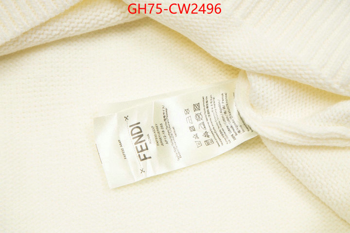 Clothing-Fendi,top designer replica , ID: CW2496,$: 75USD