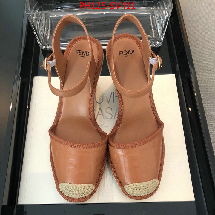 Women Shoes-Fendi,replica online , ID: SV411,$:125USD