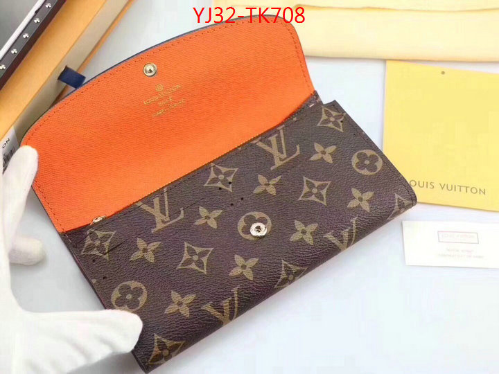 LV Bags(4A)-Wallet,ID: TK708,$:32USD