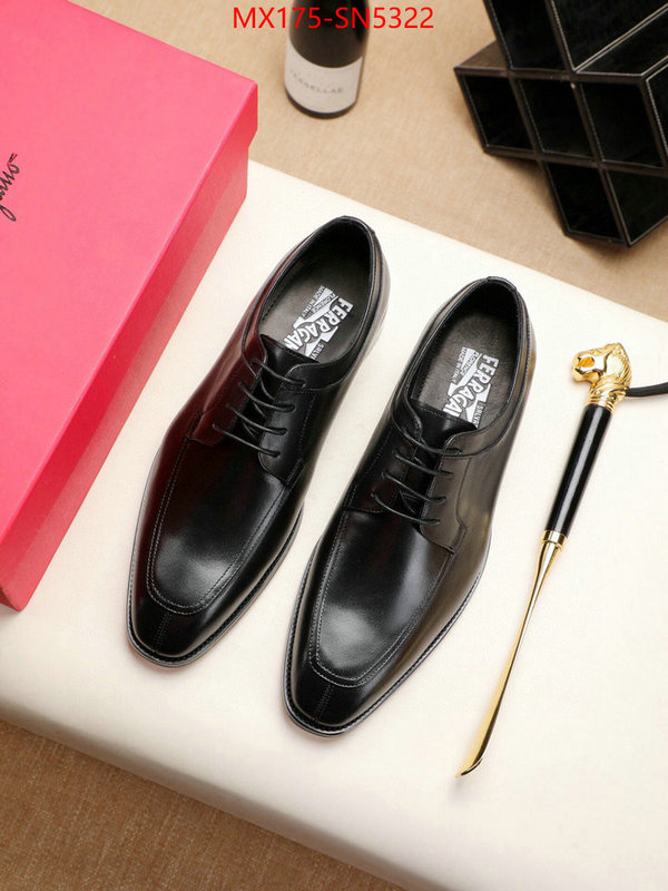 Men shoes-Ferragamo,1:1 replica wholesale , ID: SN5322,$: 175USD