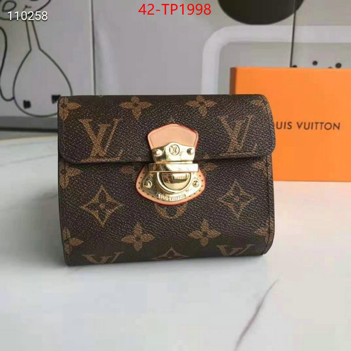 LV Bags(4A)-Wallet,ID: TP1998,$: 42USD