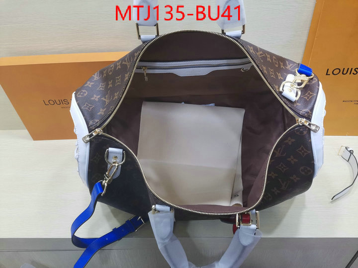 LV Bags(4A)-Keepall BandouliRe 45-50-,mirror quality ,ID: BU41,$: 135USD