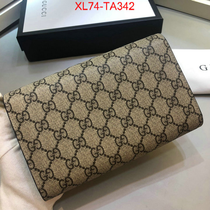 Gucci Bags(4A)-Wallet-,ID:TA342,$: 74USD