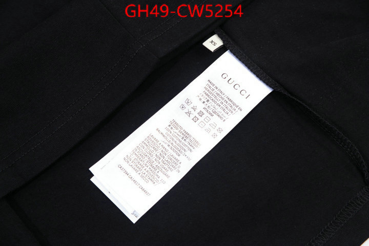 Clothing-Gucci,best quality designer , ID: CW5254,$: 49USD