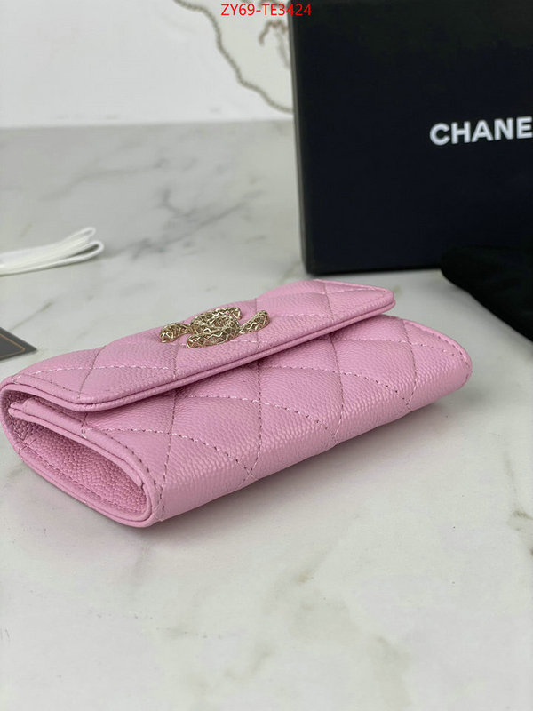 Chanel Bags(4A)-Wallet-,ID: TE3424,$: 69USD