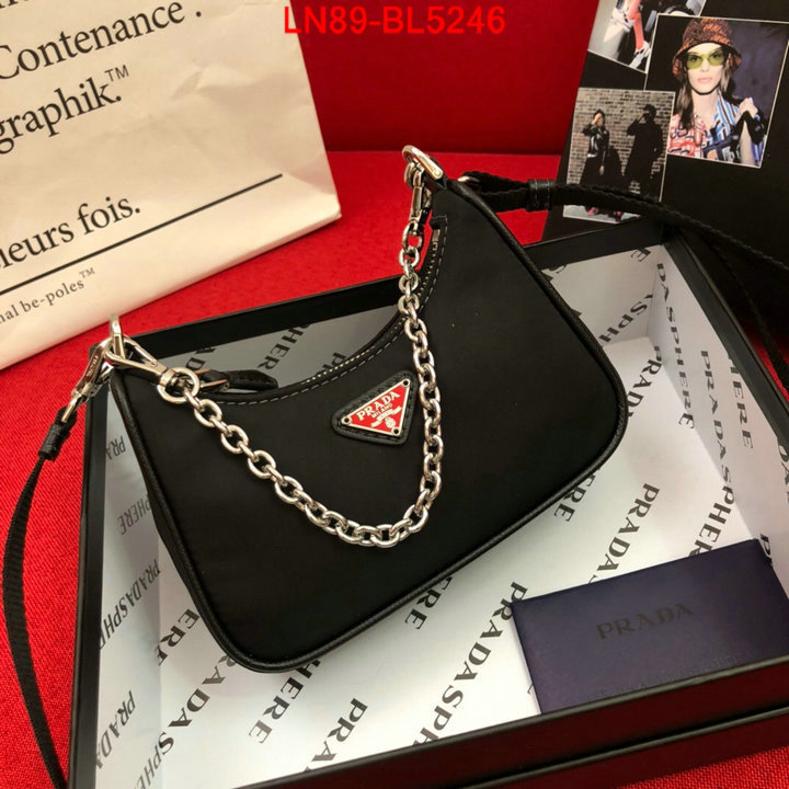 Prada Bags(4A)-Re-Edition 2000,buy first copy replica ,ID: BL5246,$: 89USD