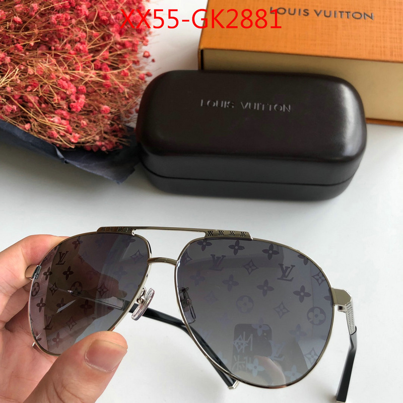 Glasses-LV,knockoff highest quality , ID: GK2881,$:55USD