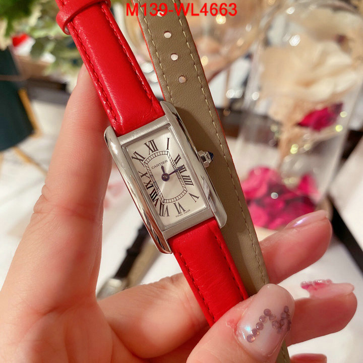 Watch(4A)-Cartier,luxury cheap , ID: WL4663,$: 139USD