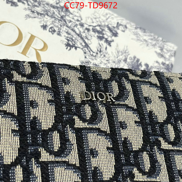 Dior Bags(TOP)-Wallet-,ID: TD9672,$: 79USD