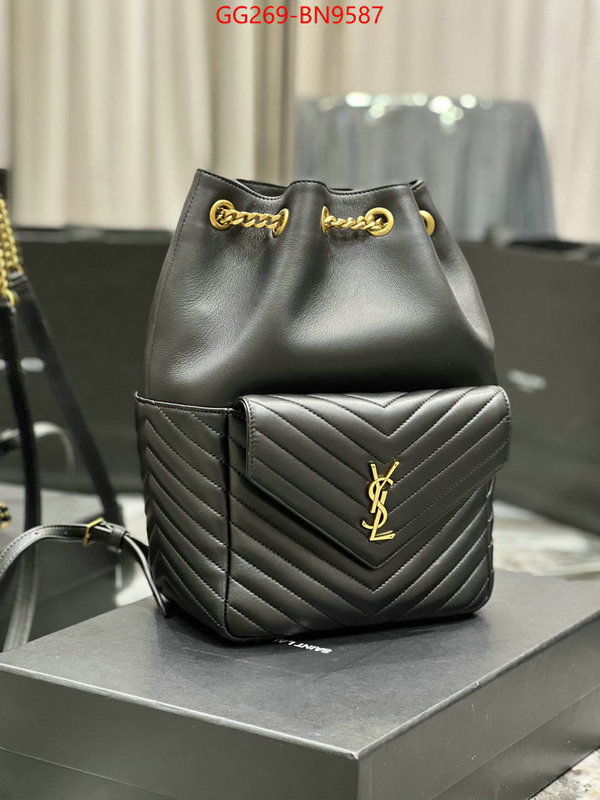 YSL Bag(TOP)-Backpack-,ID: BN9587,$: 269USD