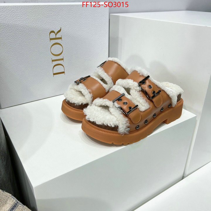 Women Shoes-Dior,practical and versatile replica designer , ID: SO3015,$: 125USD