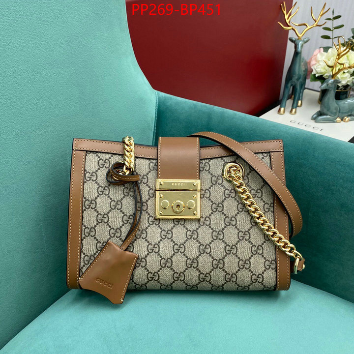 Gucci Bags(TOP)-Padlock-,what's the best place to buy replica ,ID: BP451,$:269USD