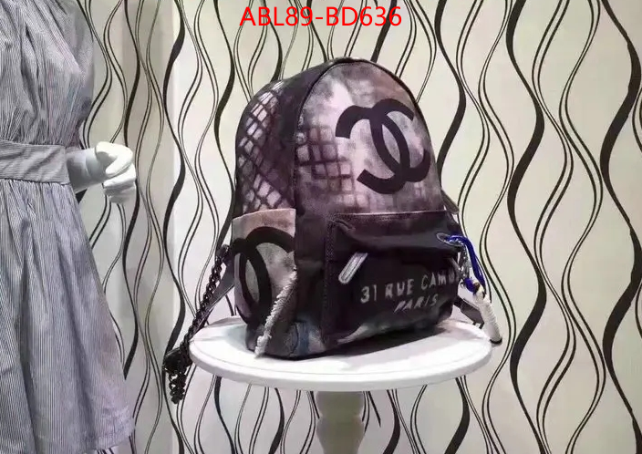 Chanel Bags(4A)-Backpack-,ID: BD636,$: 89USD