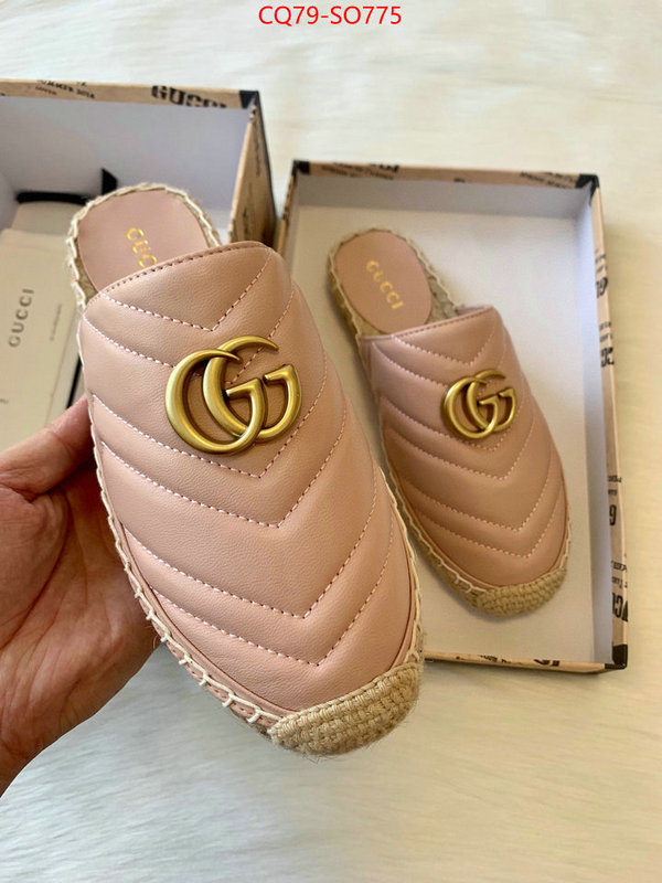 Women Shoes-Gucci,top fake designer , ID: SO775,$: 79USD