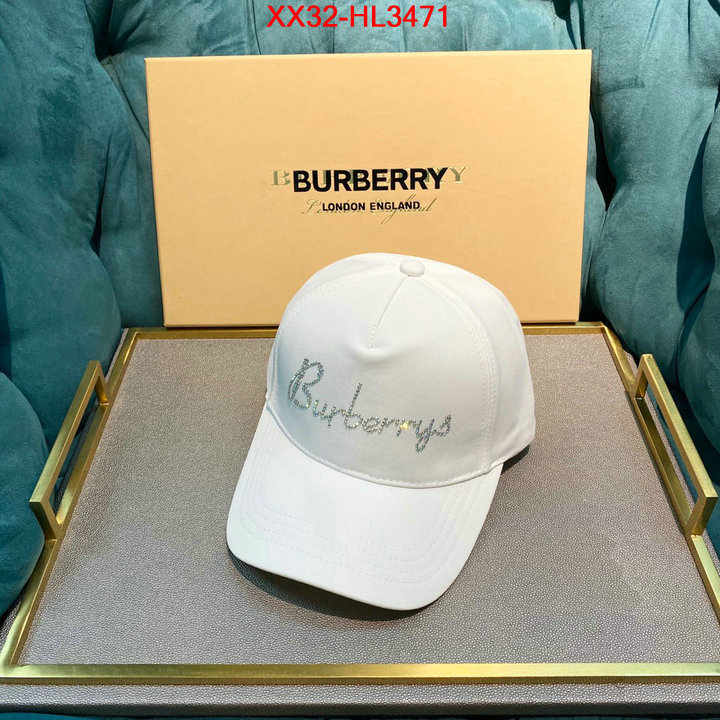 Cap (Hat)-Burberry,fake high quality , ID: HL3471,$: 32USD