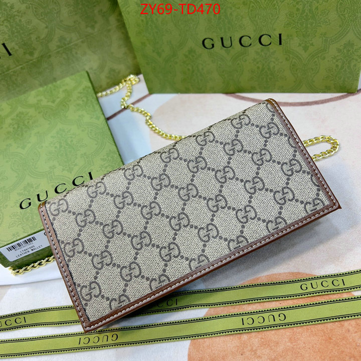 Gucci Bags(4A)-Wallet-,ID: TD470,$: 69USD