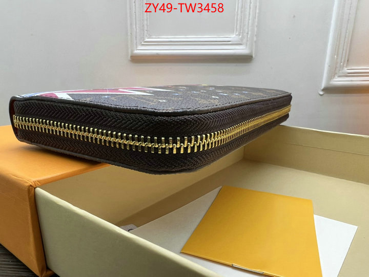 LV Bags(4A)-Wallet,wholesale 2023 replica ,ID: TW3458,$: 49USD