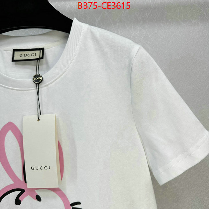 Clothing-Gucci,replica aaaaa designer , ID: CE3615,$: 75USD