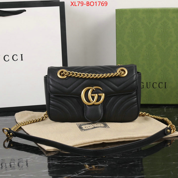 Gucci Bags(4A)-Marmont,buy the best high quality replica ,ID: BO1769,$: 79USD