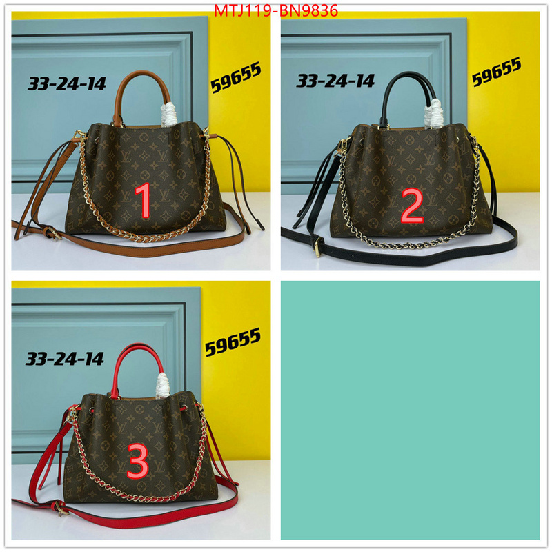 LV Bags(4A)-Handbag Collection-,ID: BN9836,$: 119USD