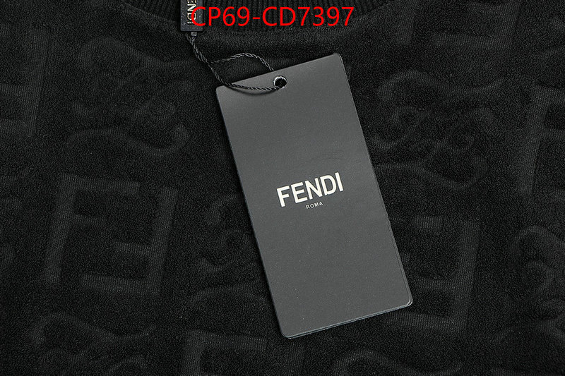 Clothing-Fendi,replica wholesale , ID: CD7397,$: 69USD