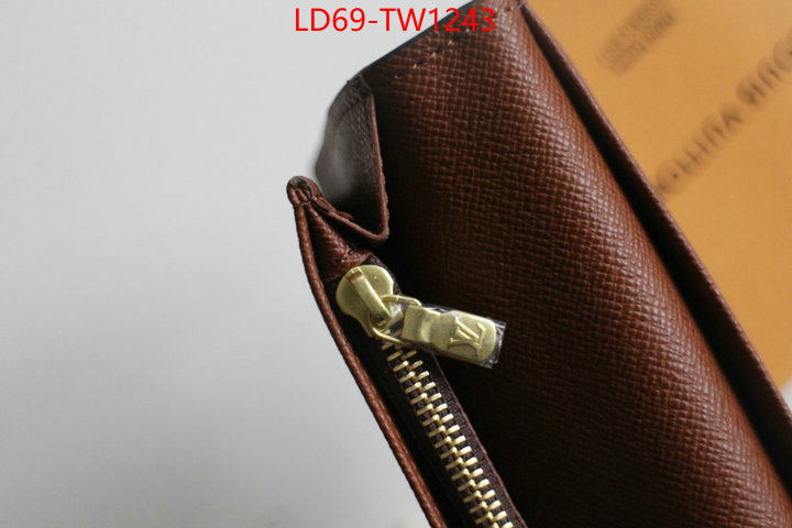 LV Bags(TOP)-Wallet,ID: TW1243,$: 69USD