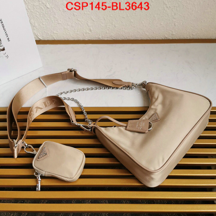 Prada Bags(TOP)-Re-Edition 2005,ID: BL3643,$: 145USD